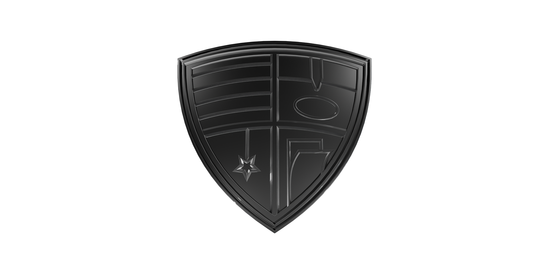 Total Black Kromex® Emblem